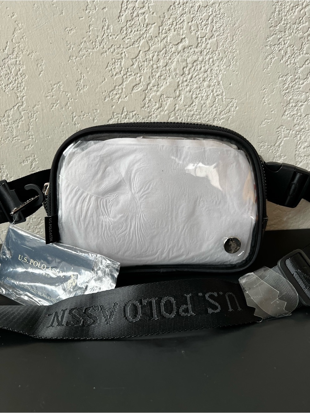 U.S. Polo Assn. Unisex Clear Stadium Belt Bag / Fanny Pack – NWT